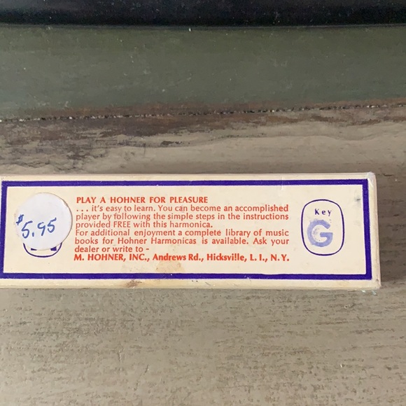 Marine Band M. Hohner harmonica in the key of G. Made in Germany. - Picture 4 of 4